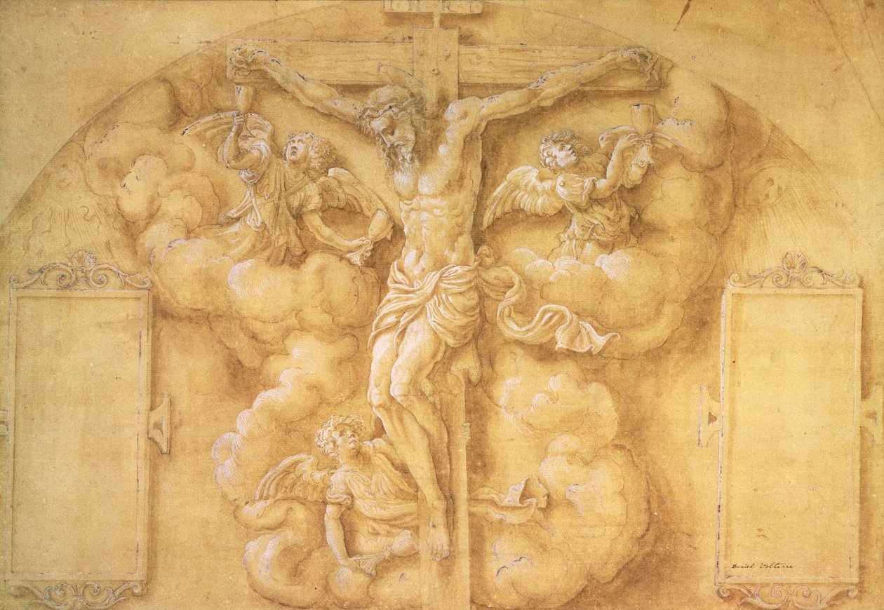 Die Kreuzigung, 1547 von Daniele da Volterra