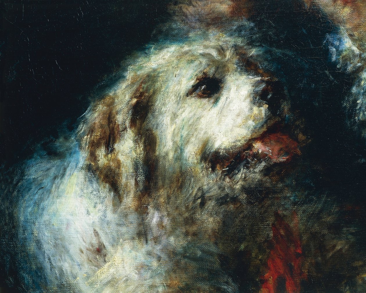 Die Troubetzkoy-Jungen mit einem Hund, von Daniele Ranzoni (Detail) von Danielle Ranzoni