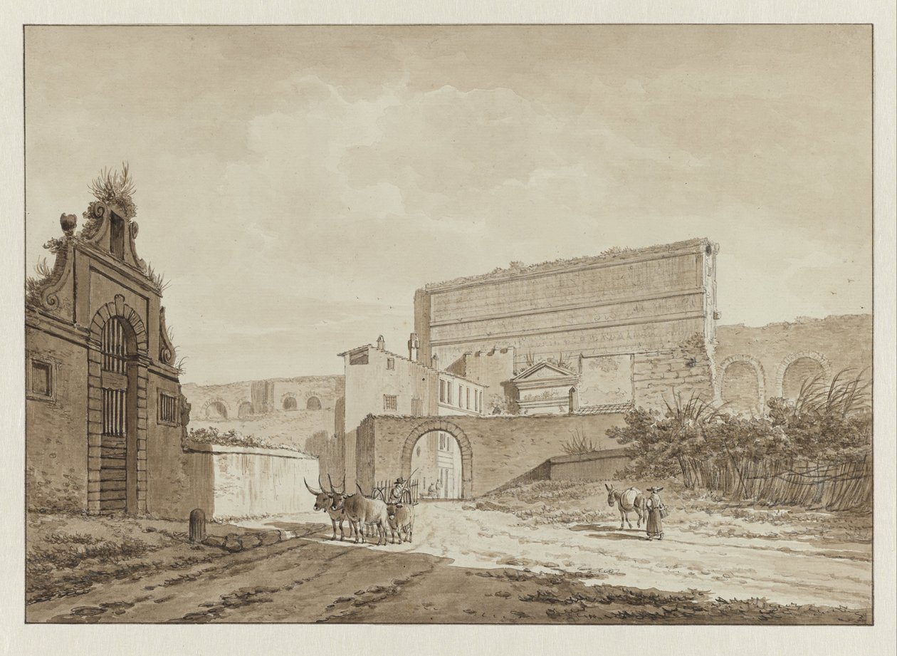 Die Porta Maggiore in Rom von Daniël Dupré
