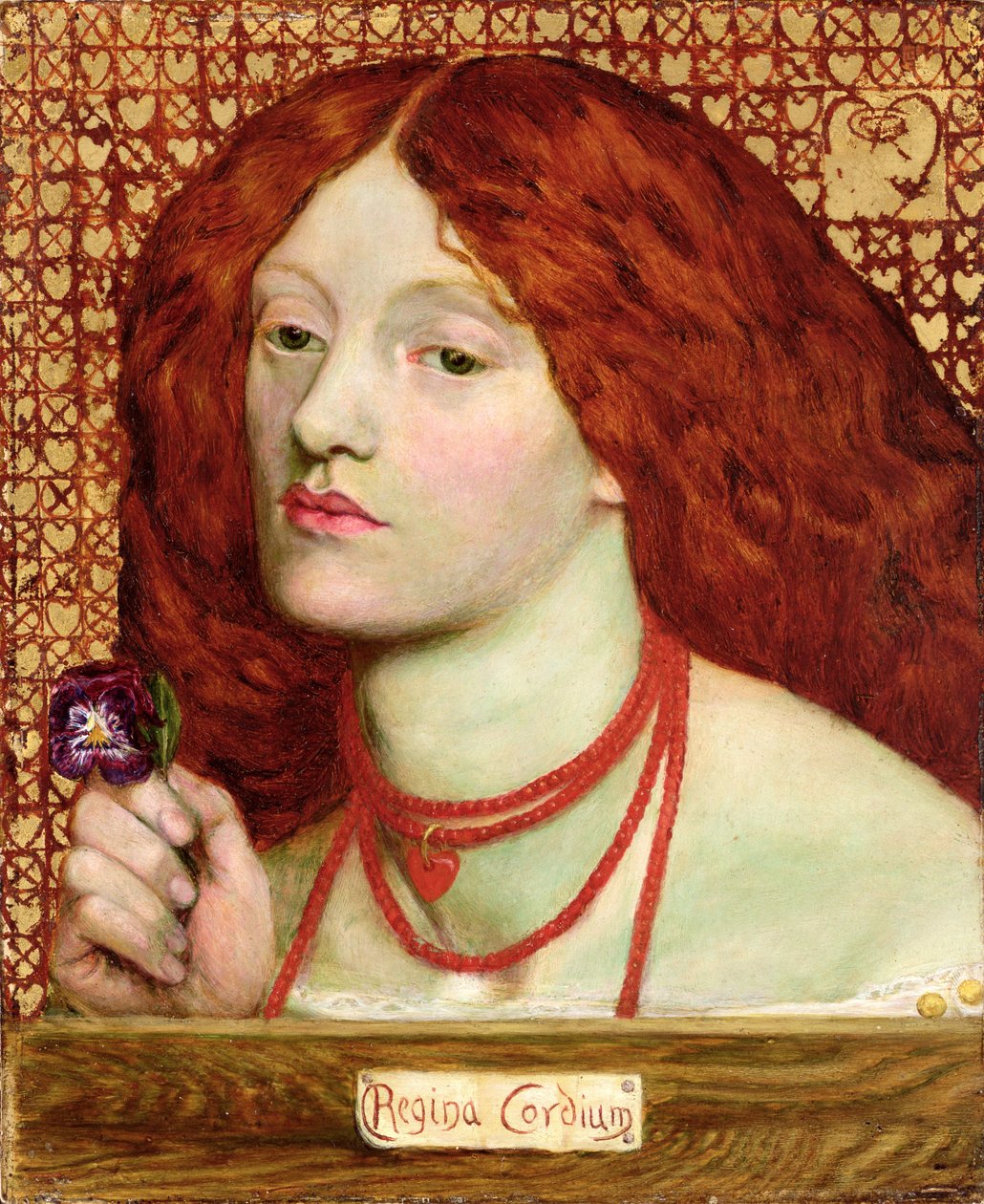 Regina Cordium, 1860 von Dante Gabriel Charles Rossetti
