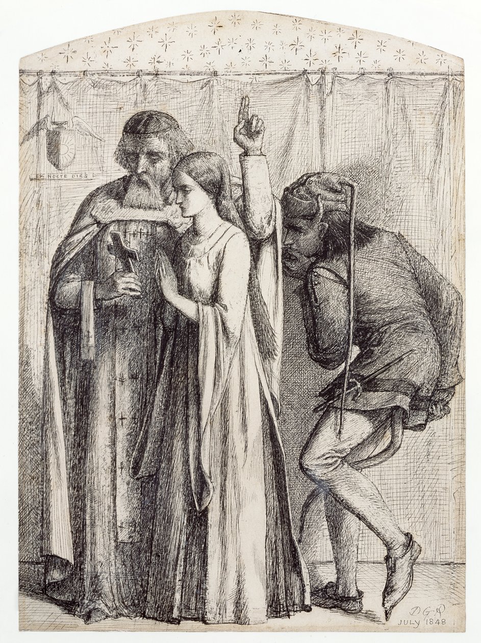 Retro me Sathana, 1848 von Dante Gabriel Charles Rossetti