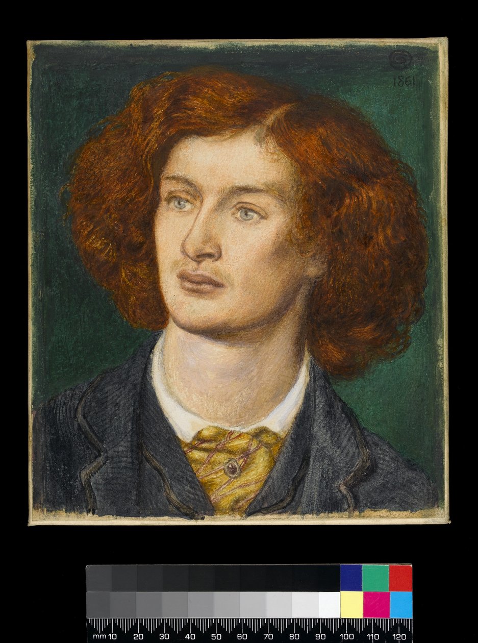 Porträt von Algernon Charles Swinburne von Dante Gabriel Charles Rossetti