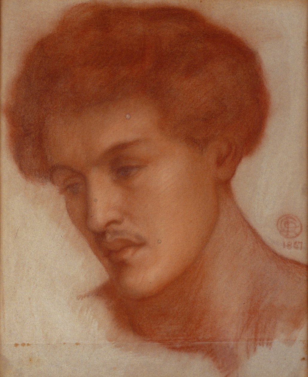 Augustus Howell, 1867 von Dante Gabriel Charles Rossetti