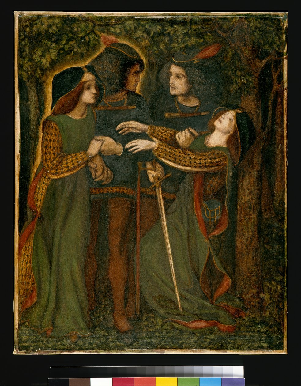 Wie sie sich trafen von Dante Gabriel Charles Rossetti