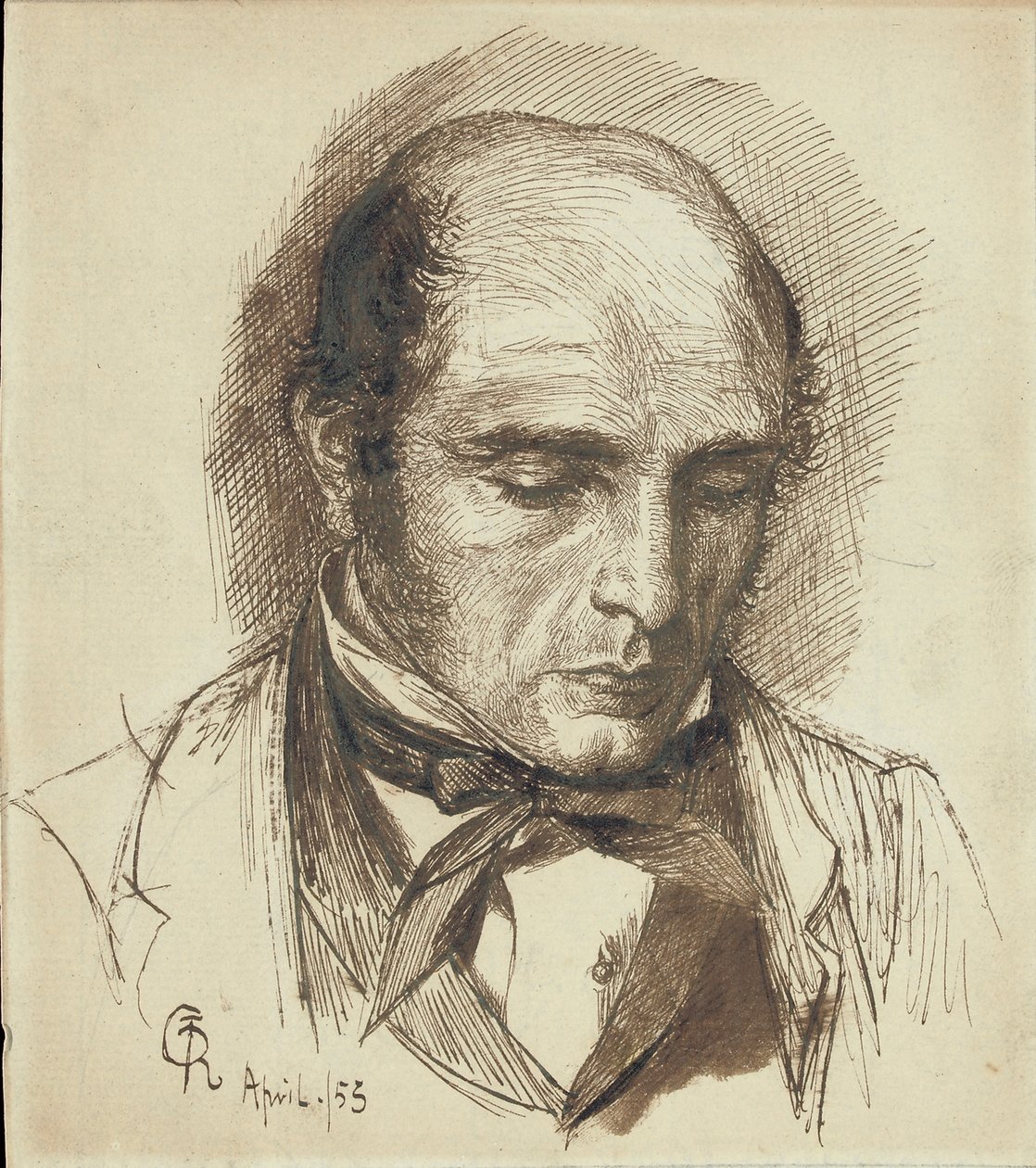 Porträt von Henry Polidori, 1953 von Dante Gabriel Charles Rossetti
