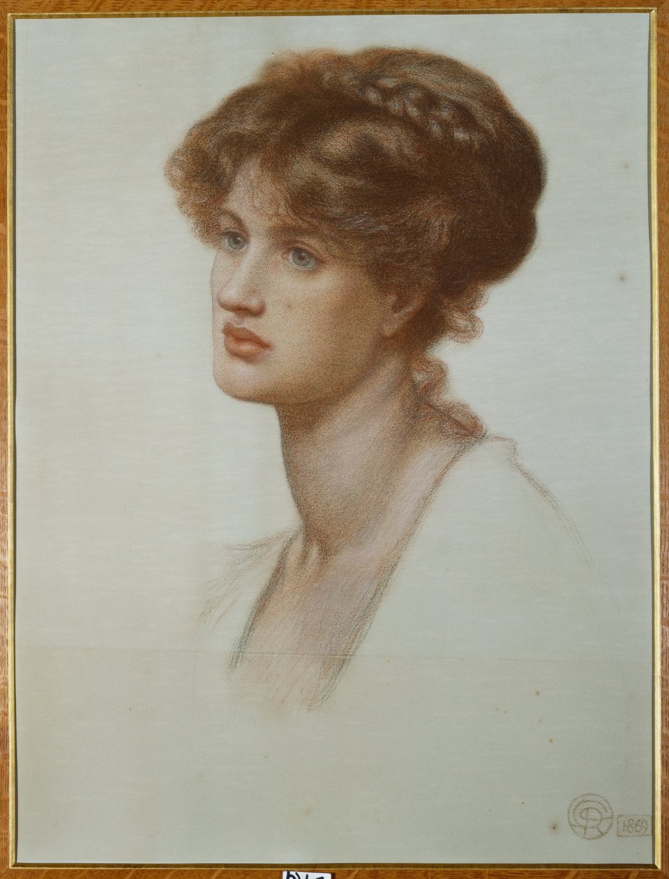 Porträt von Mrs. William J. Stillman, Brustbild, 1869 von Dante Gabriel Charles Rossetti