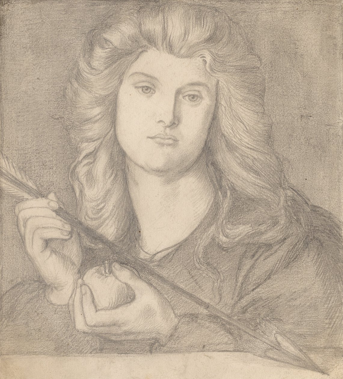 Studie für Venus Verticordia von Dante Gabriel Charles Rossetti