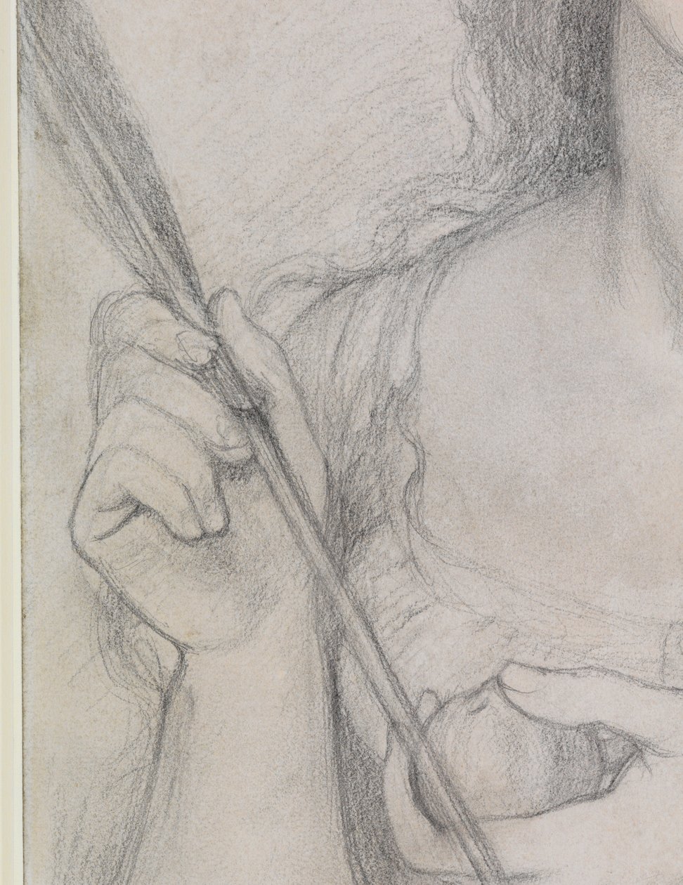 Studie für "Venus Verticordia" von Dante Gabriel Charles Rossetti