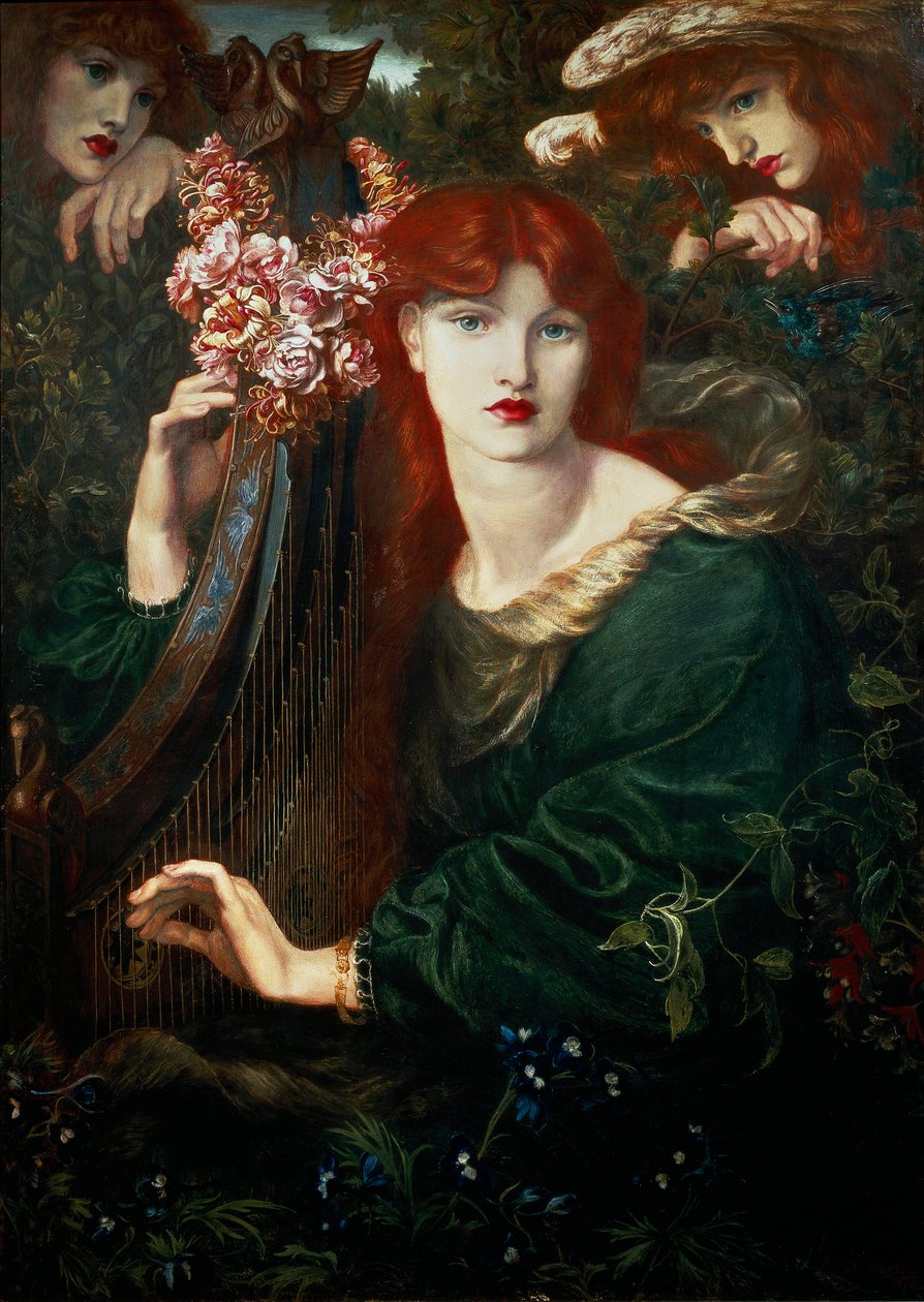 "The Ghirlandata", Gemälde von Dante Gabriel Rossetti von Dante Gabriel Charles Rossetti