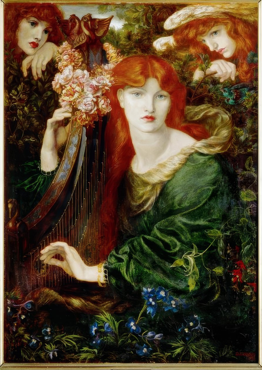 La Ghirlandata von Dante Gabriel Charles Rossetti