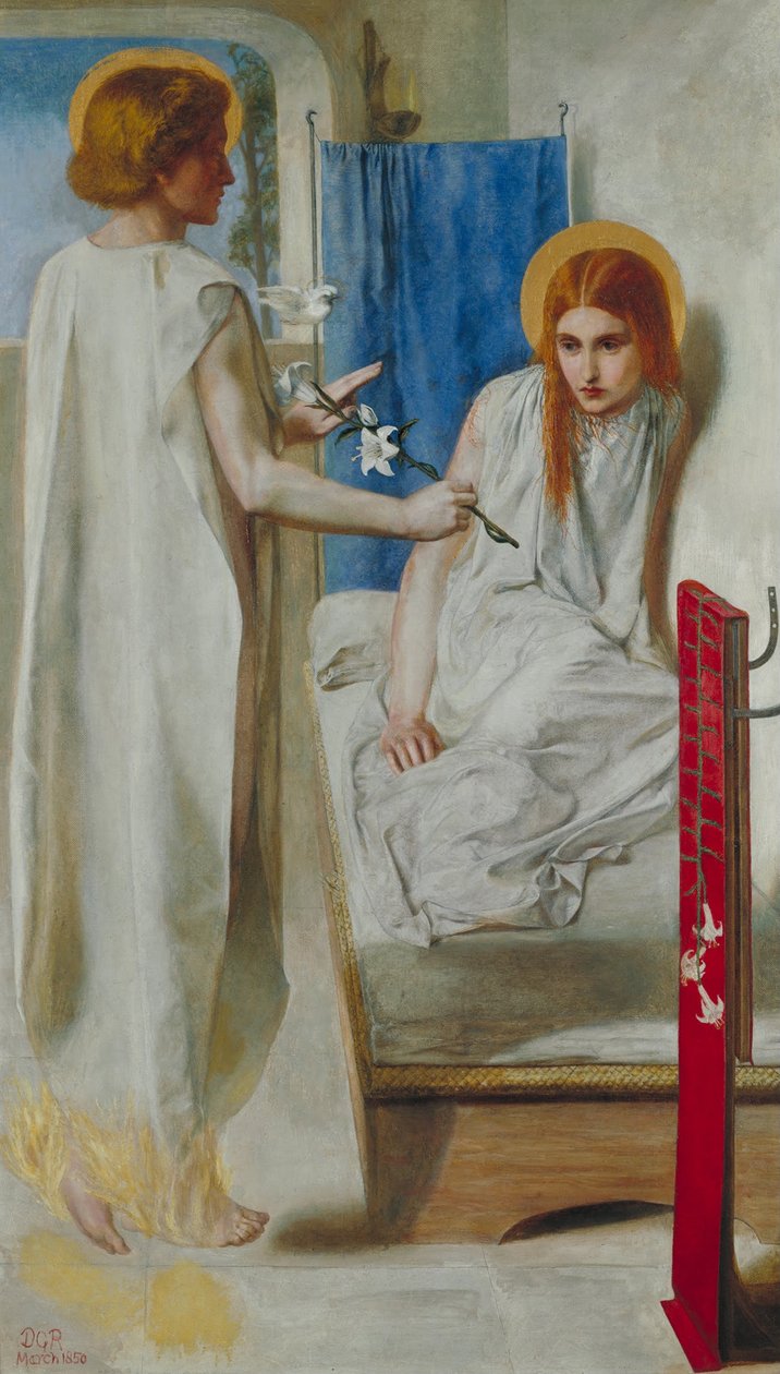 Die Verkündigung von Dante Gabriel Rossetti