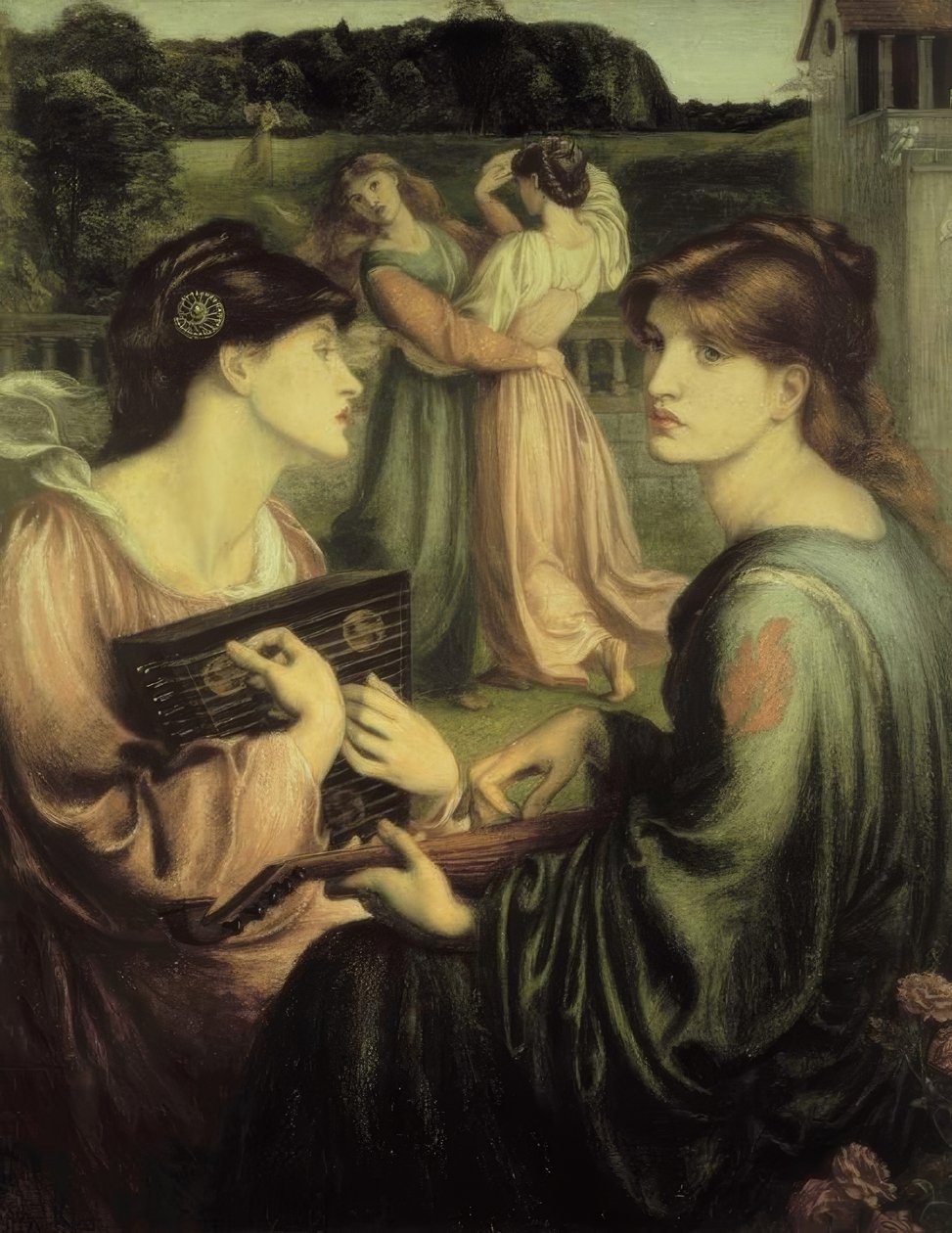 Die Laube von Dante Gabriel Charles Rossetti