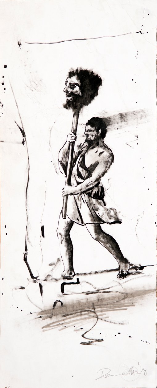 Studie von David und Goliath von Darren Coffield