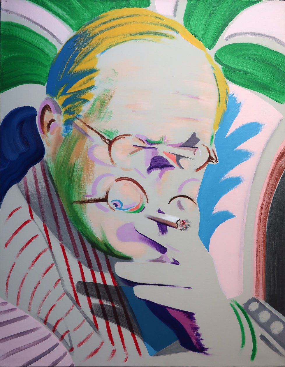 Hockney macht eine Pause, 2013 von Darren Coffield