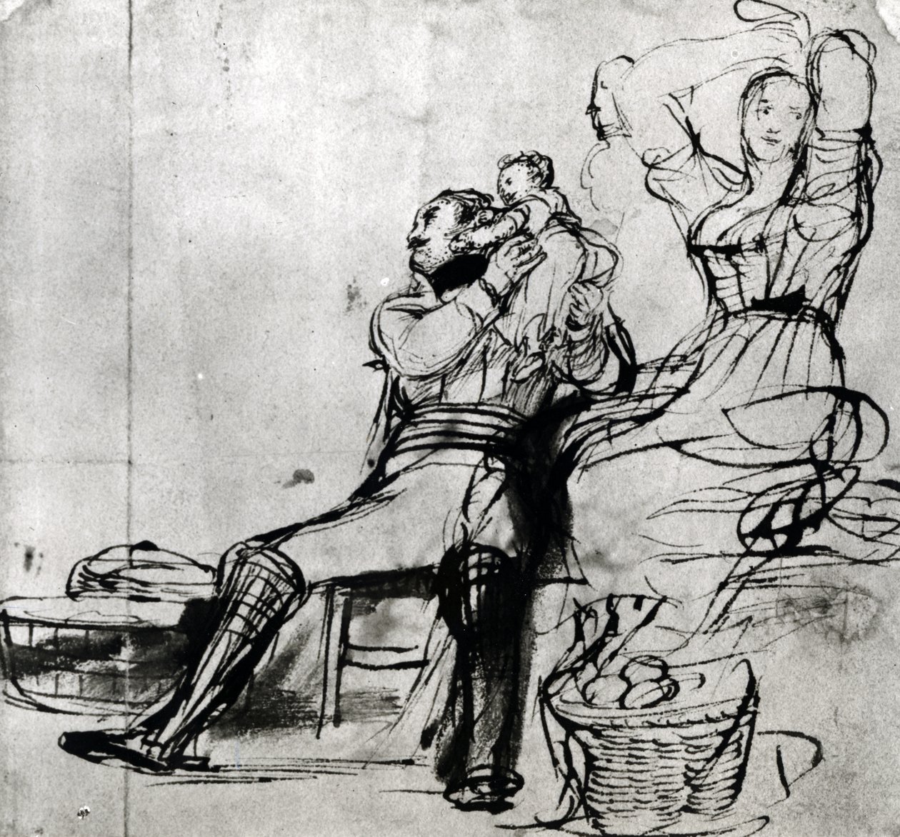 Studie von Figuren für 