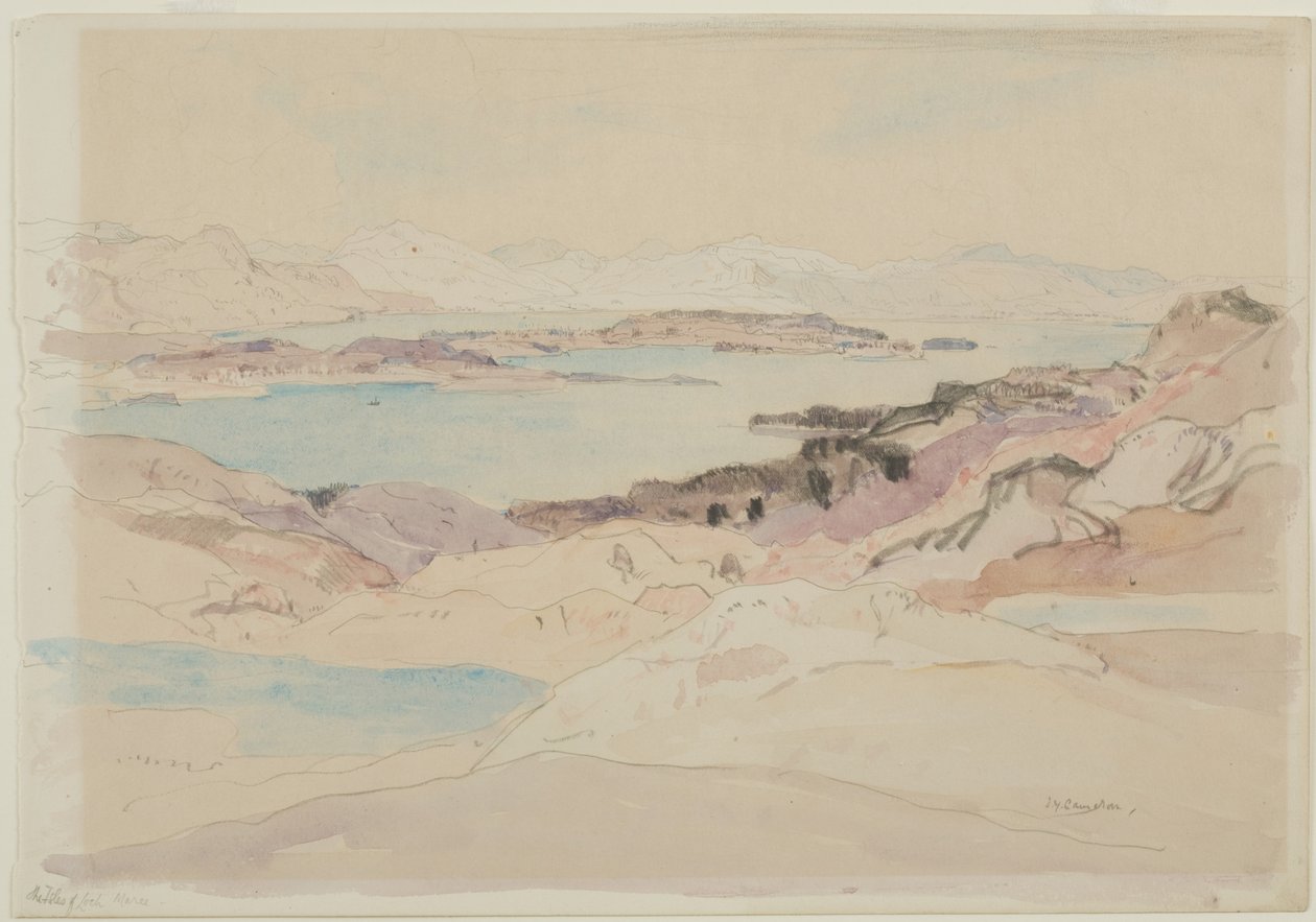 Die Insel Loch Maree von David Young Cameron