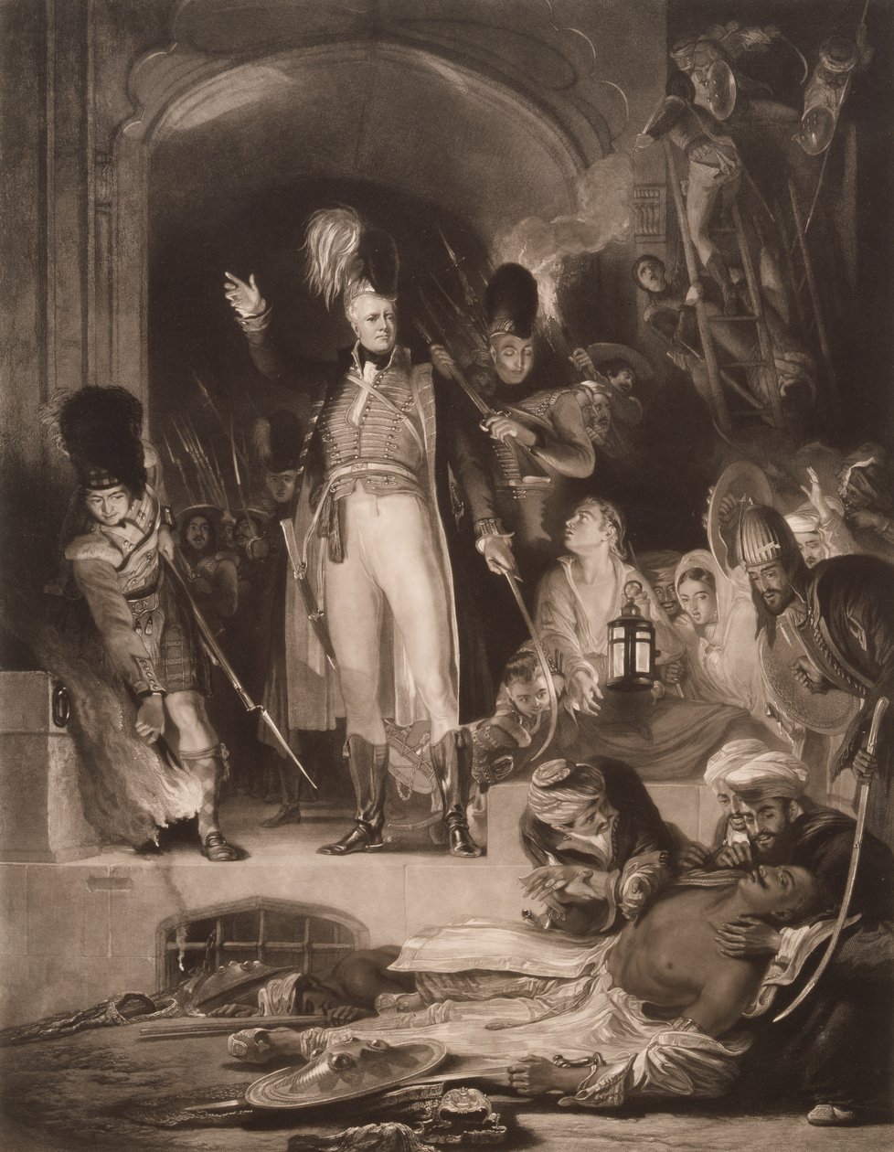 Sir David Baird entdeckt den Körper von Tipu Sultan von David (after) Wilkie