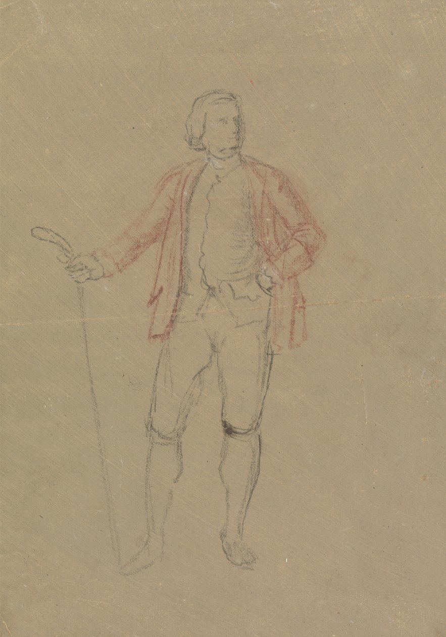 Studie für das Porträt von William Inglis von David Allan