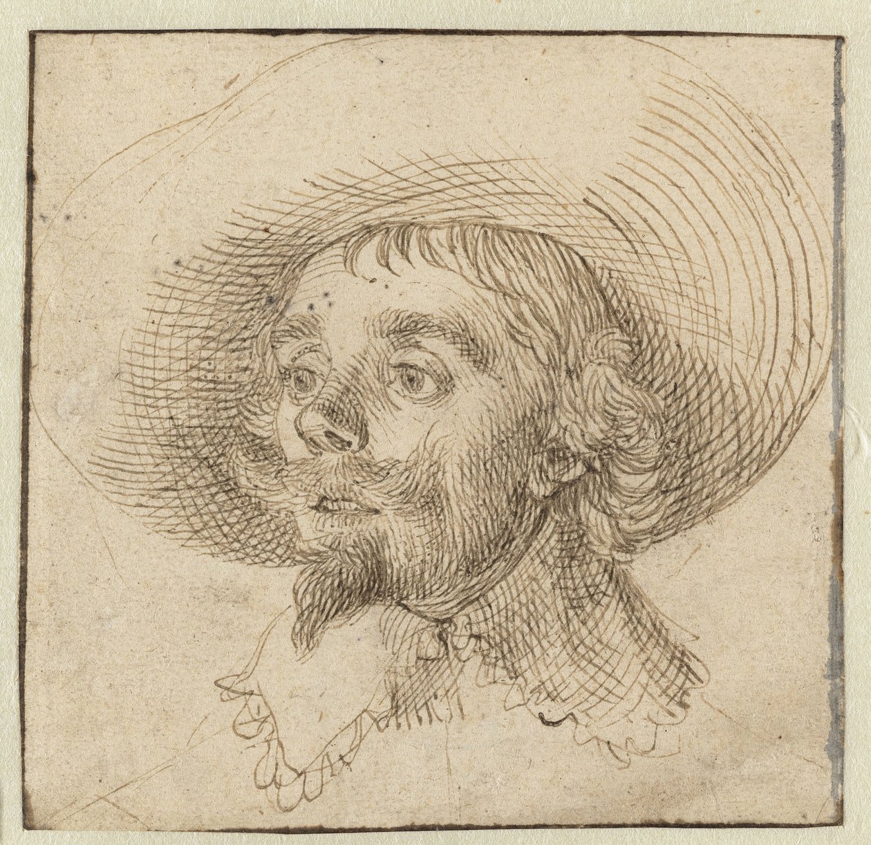 Porträt von Hendrick Cornelisz Vroom (?) von David Bailly (attributed to)
