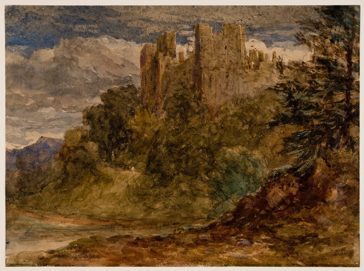 Ludlow Castle von David Cox the elder