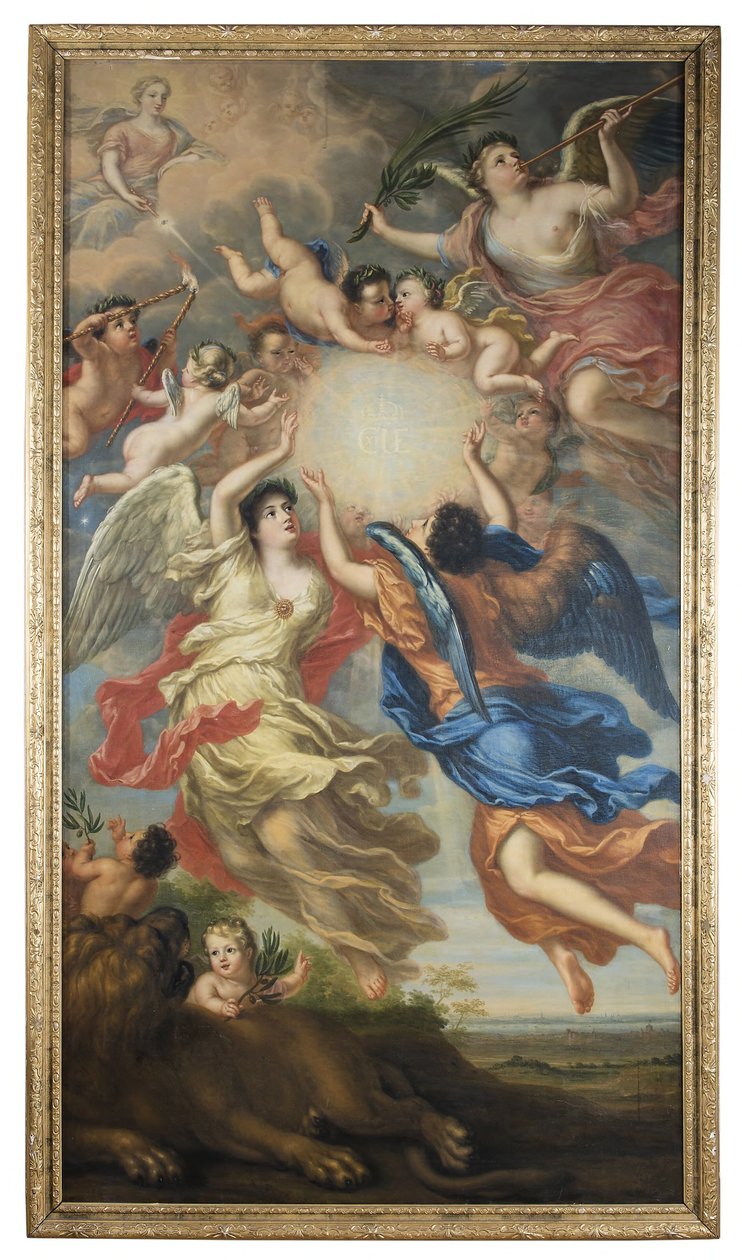 Allegorie über die Vermählung von König Karl XI. und Königin Ulrika Eleonora von David Klöcker Ehrenstrahl