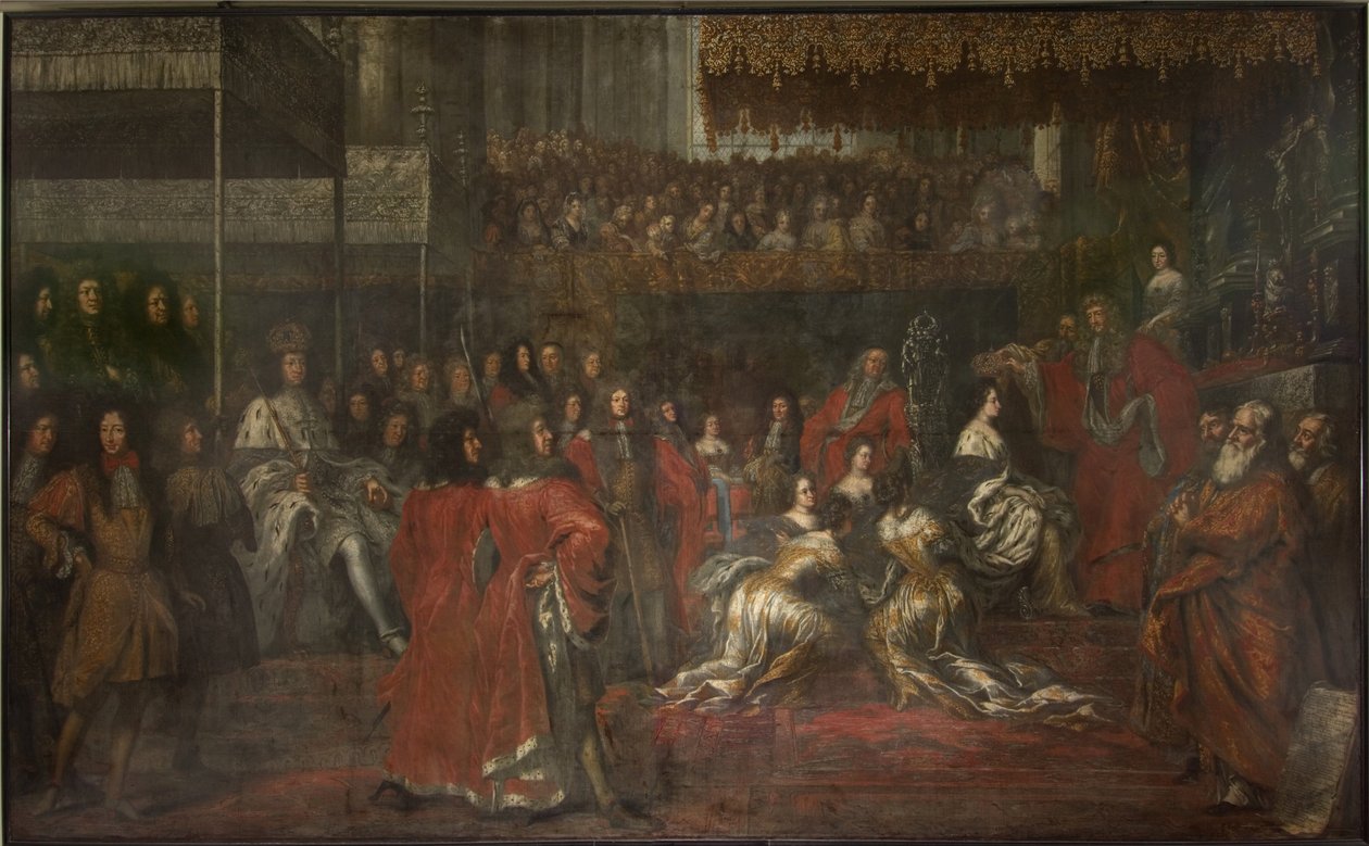 Krönung von Königin Ulrika Eleonora d.Ä. (1656-1693) von David Klöcker Ehrenstrahl