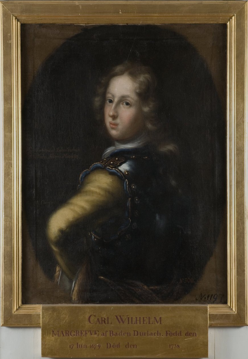 Karl Wilhelm, 1679-1738, Markgraf von Baden-Durlach von David Klöcker Ehrenstrahl