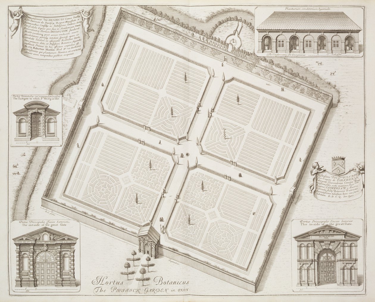 Hortus Botanicus, Der Physick Garten, Oxon, aus 