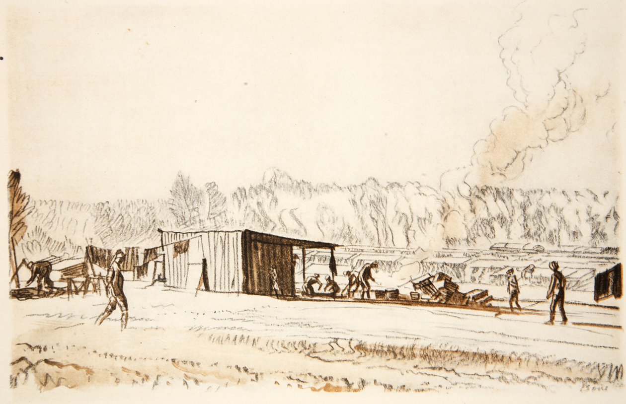 Eine Küche im Feld, Illustration aus 