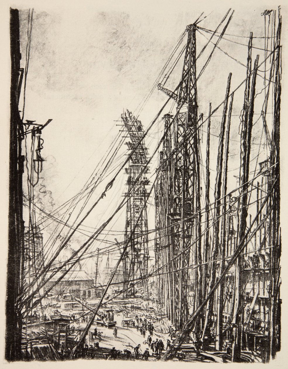 Eine Werft, Illustration aus 