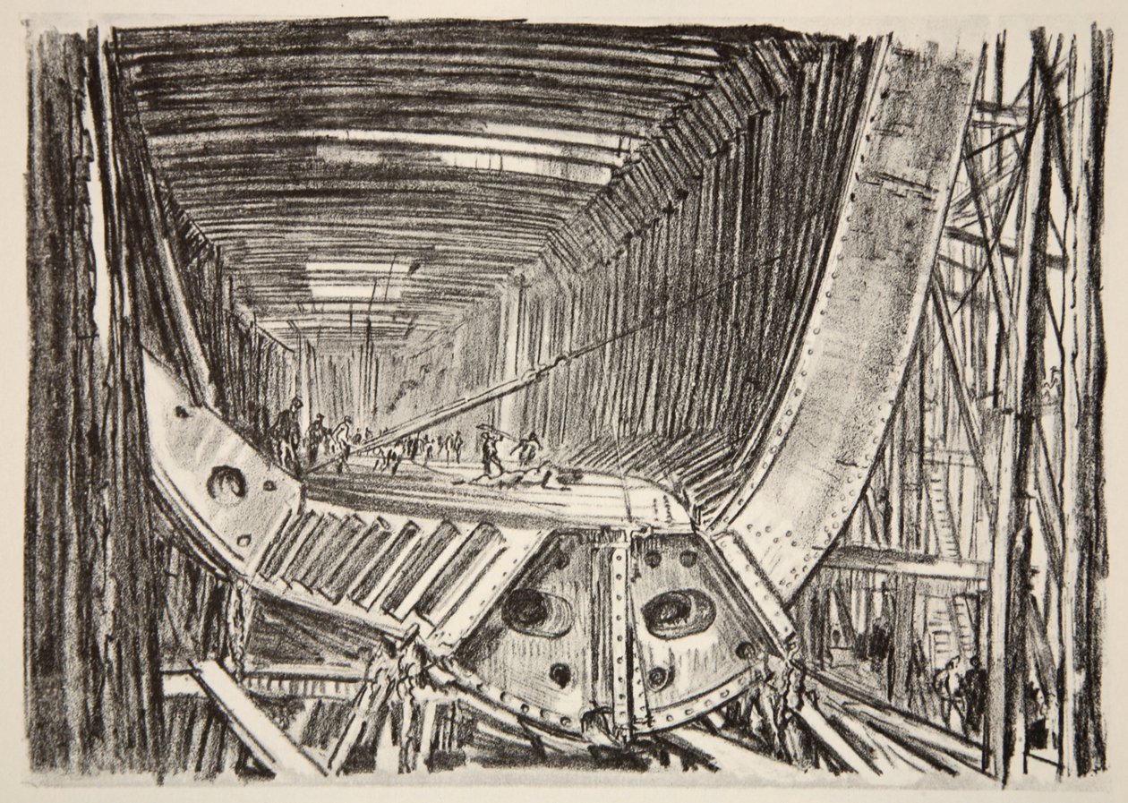 Bau eines Standardschiffs, Illustration aus 