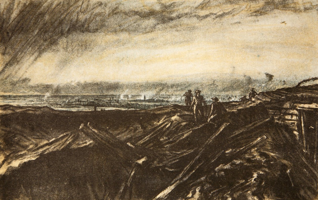 Entfernter Leuchtturm, von Notre Dame de Lorette, Illustration aus 