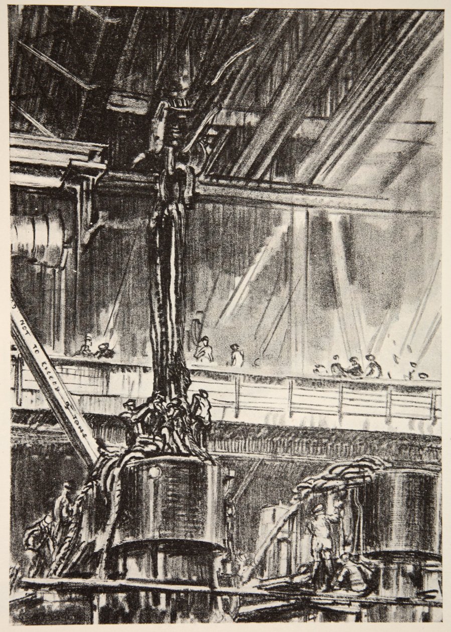 In der Maschinenwerkstatt, Illustration aus 