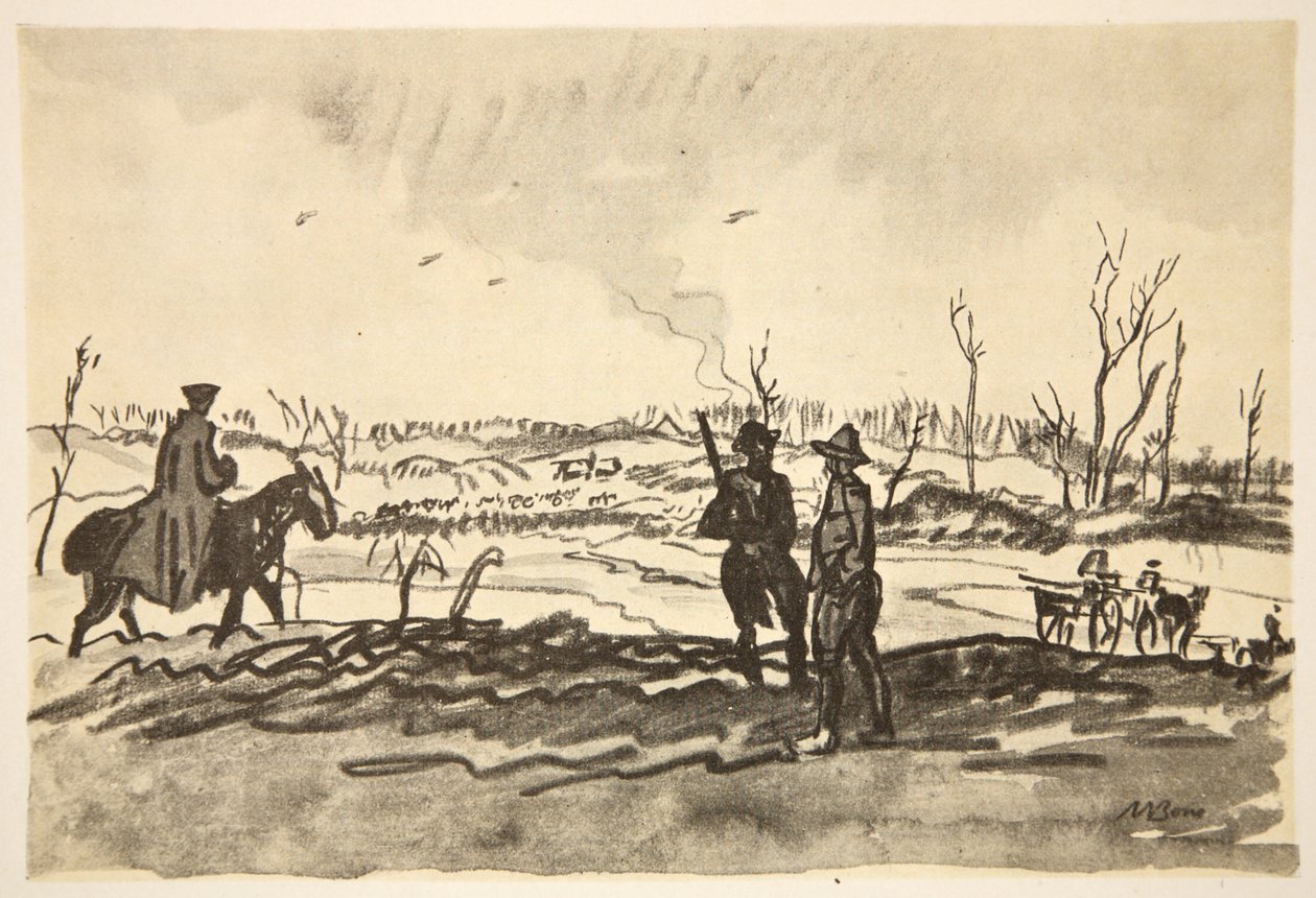 An der Somme: in der Nähe von Mametz, Illustration aus 