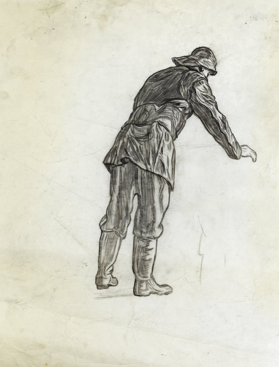 Studie für Winterminenlegen vor Island von David Muirhead Bone