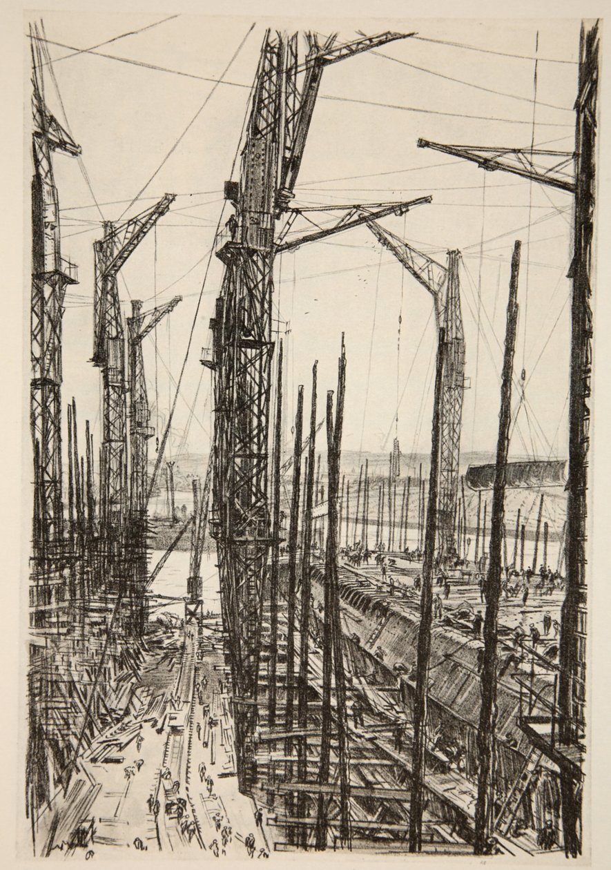 Die sieben Kraniche, Illustration aus 