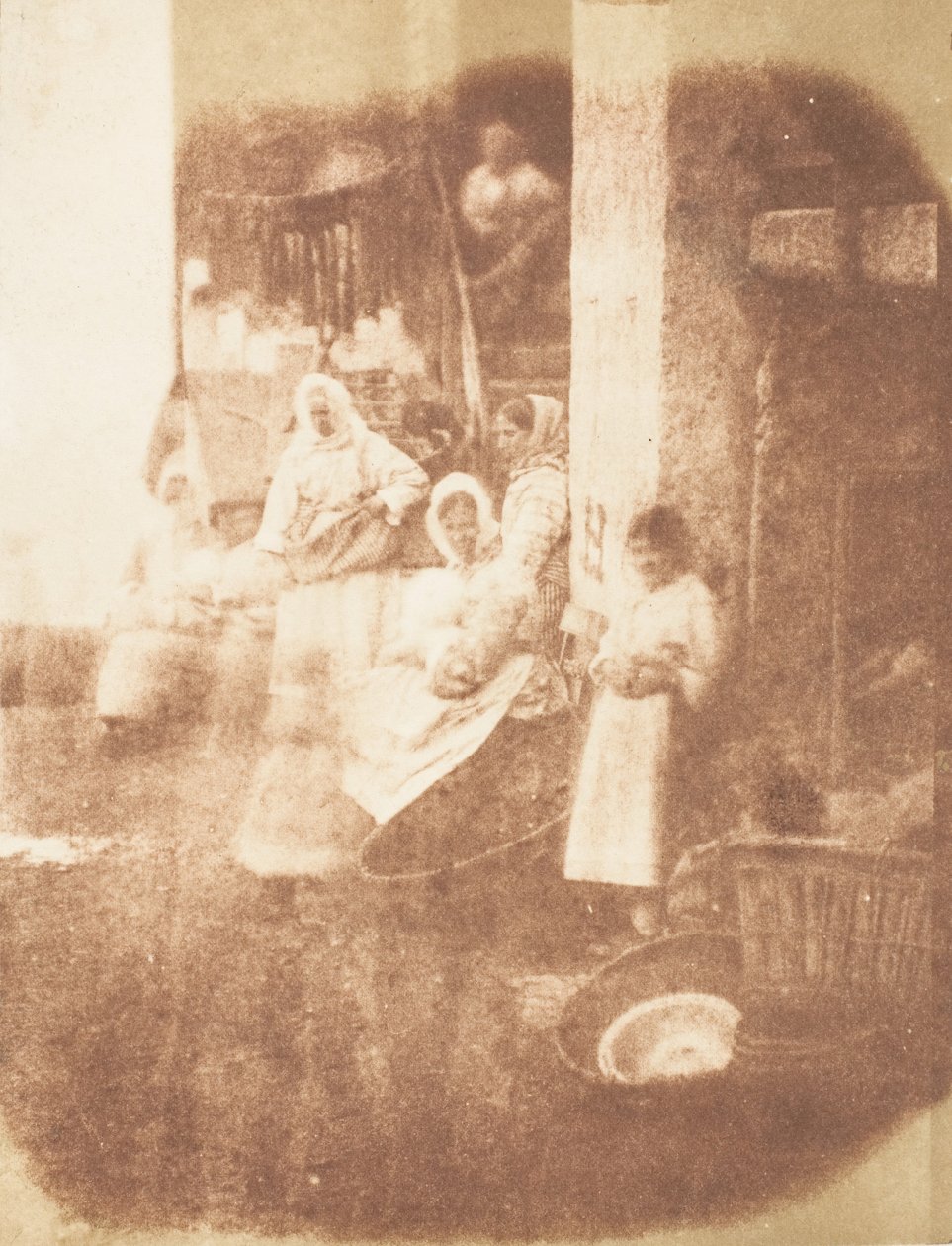 Newhaven Fischweiber, 1843-47 von Hill and Adamson