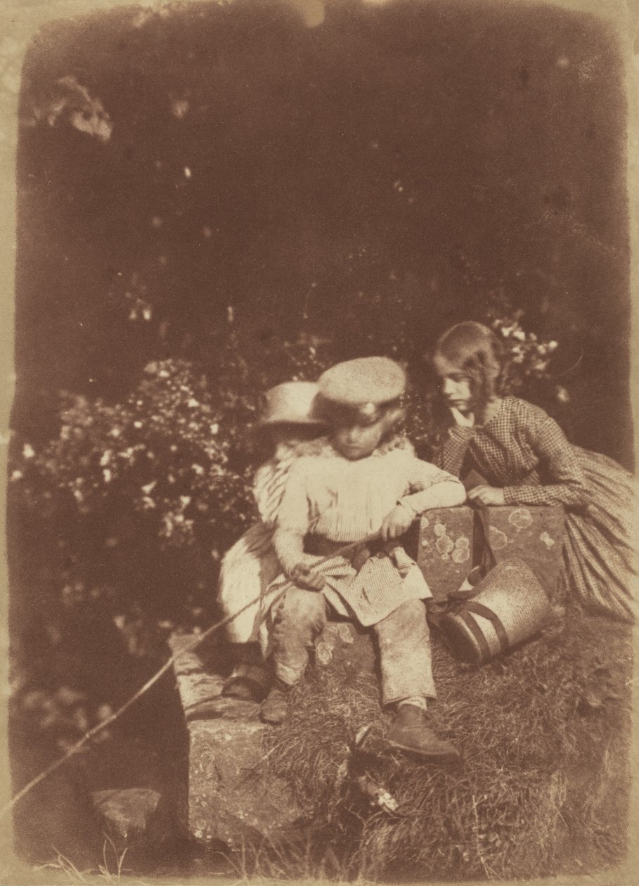 Am Minnow-Teich, 1843-1847 von David Octavius Hill, Robert Adamson