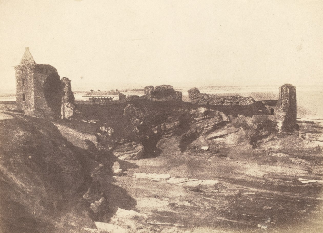 Das Schloss, St. Andrews, 1843-1847 von David Octavius Hill, Robert Adamson