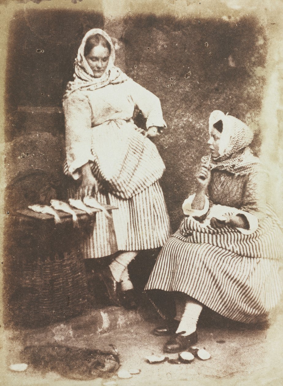Newhaven Fischweiber, Jeanie Wilson und Annie Linton von David Octavius Hill