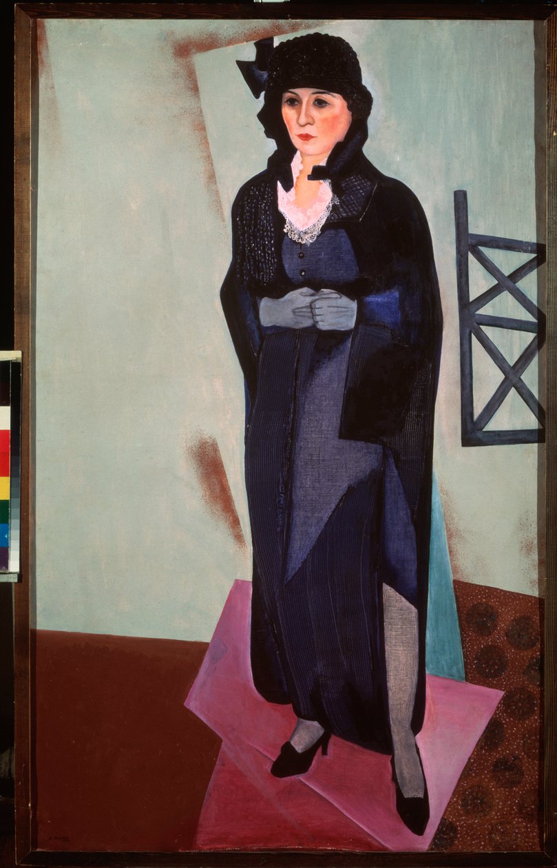 Porträt der Frau des Künstlers von David Petrovich Sterenberg