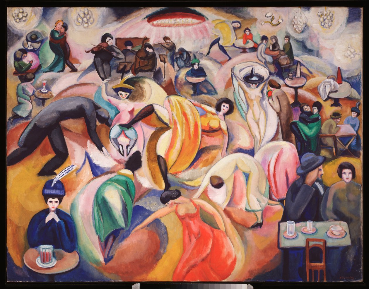 Ein Nachtclub in Paris von David Petrovich Sterenberg