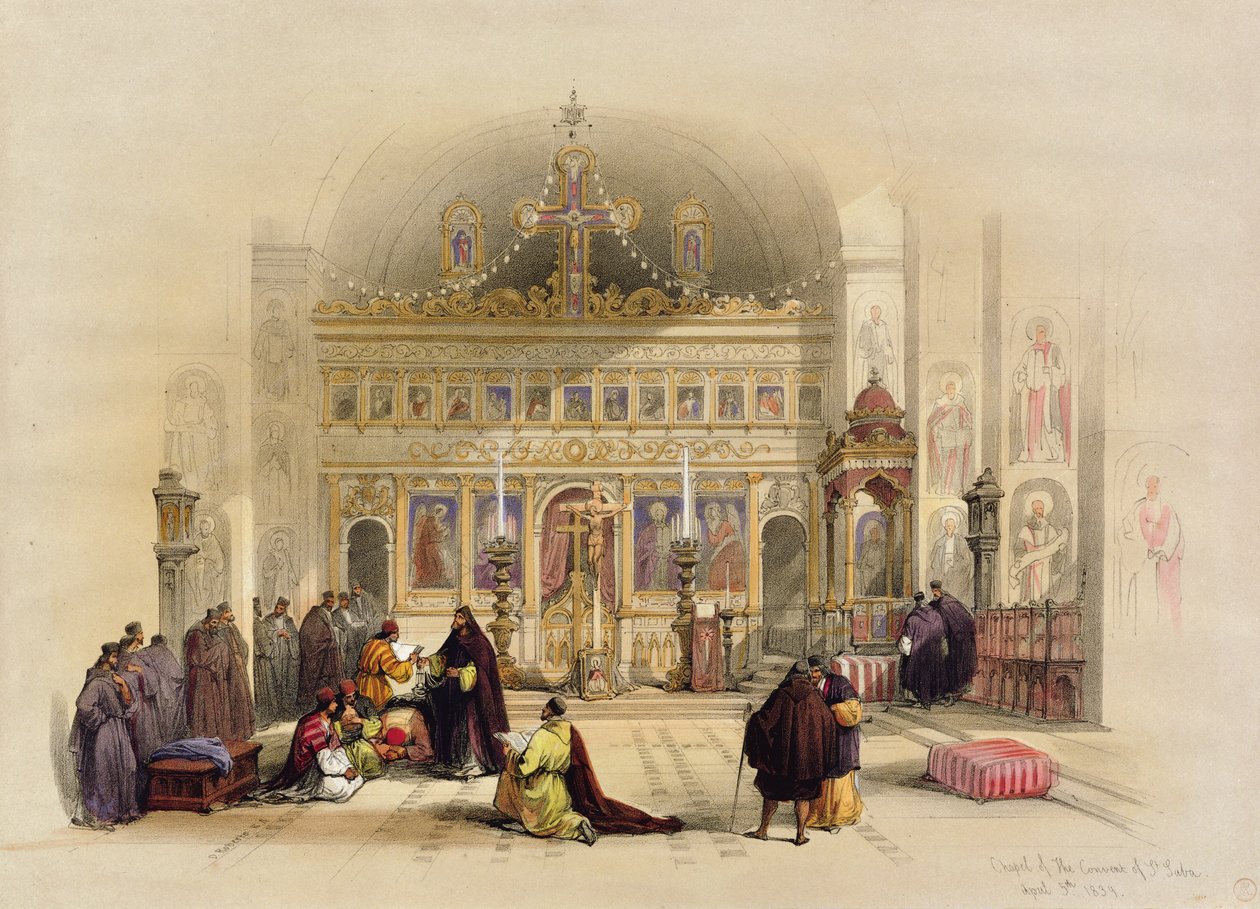Kapelle des Klosters St. Saba, 5. April 1839, aus Band II 