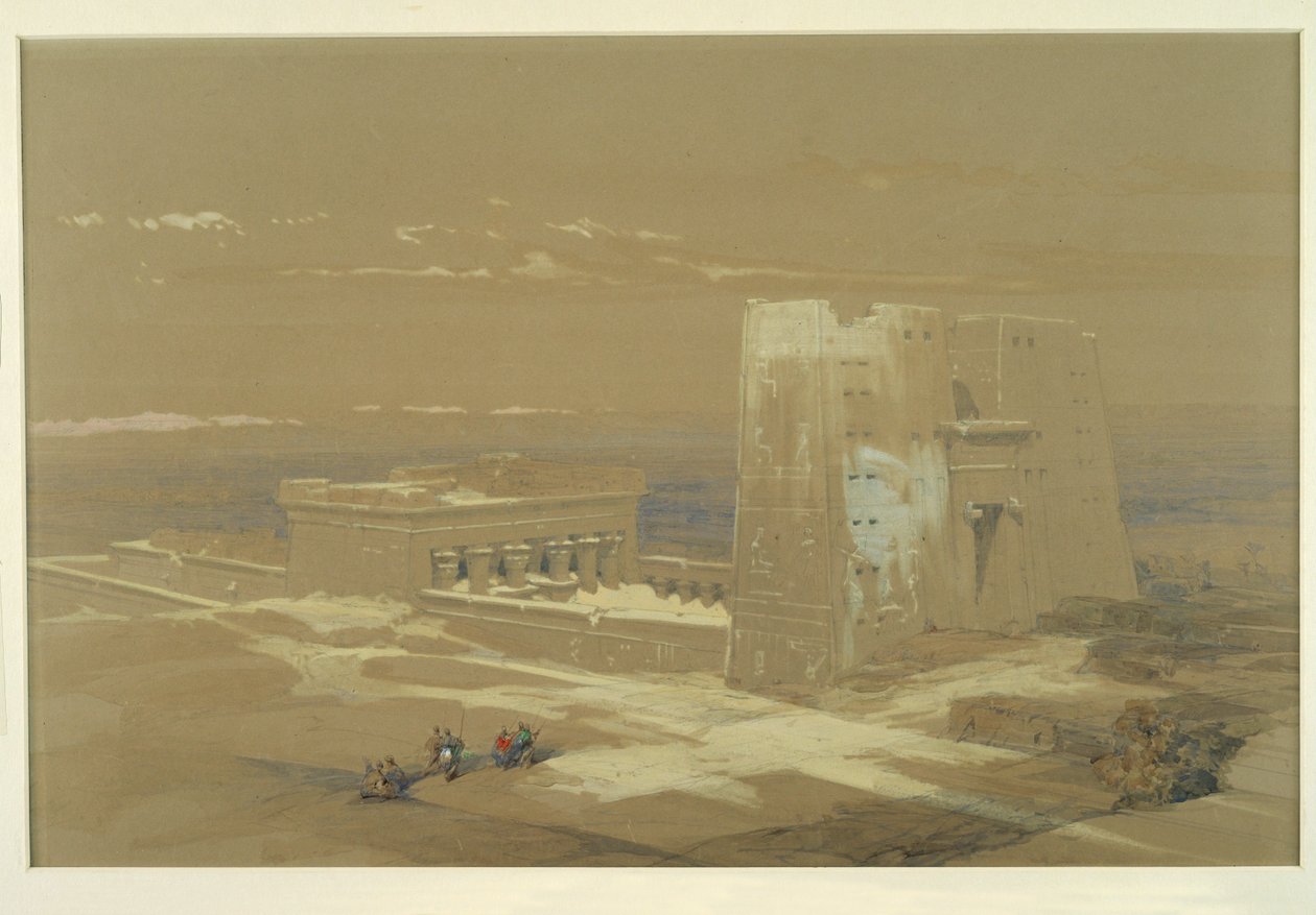 Der Tempel von Edfu von David Roberts