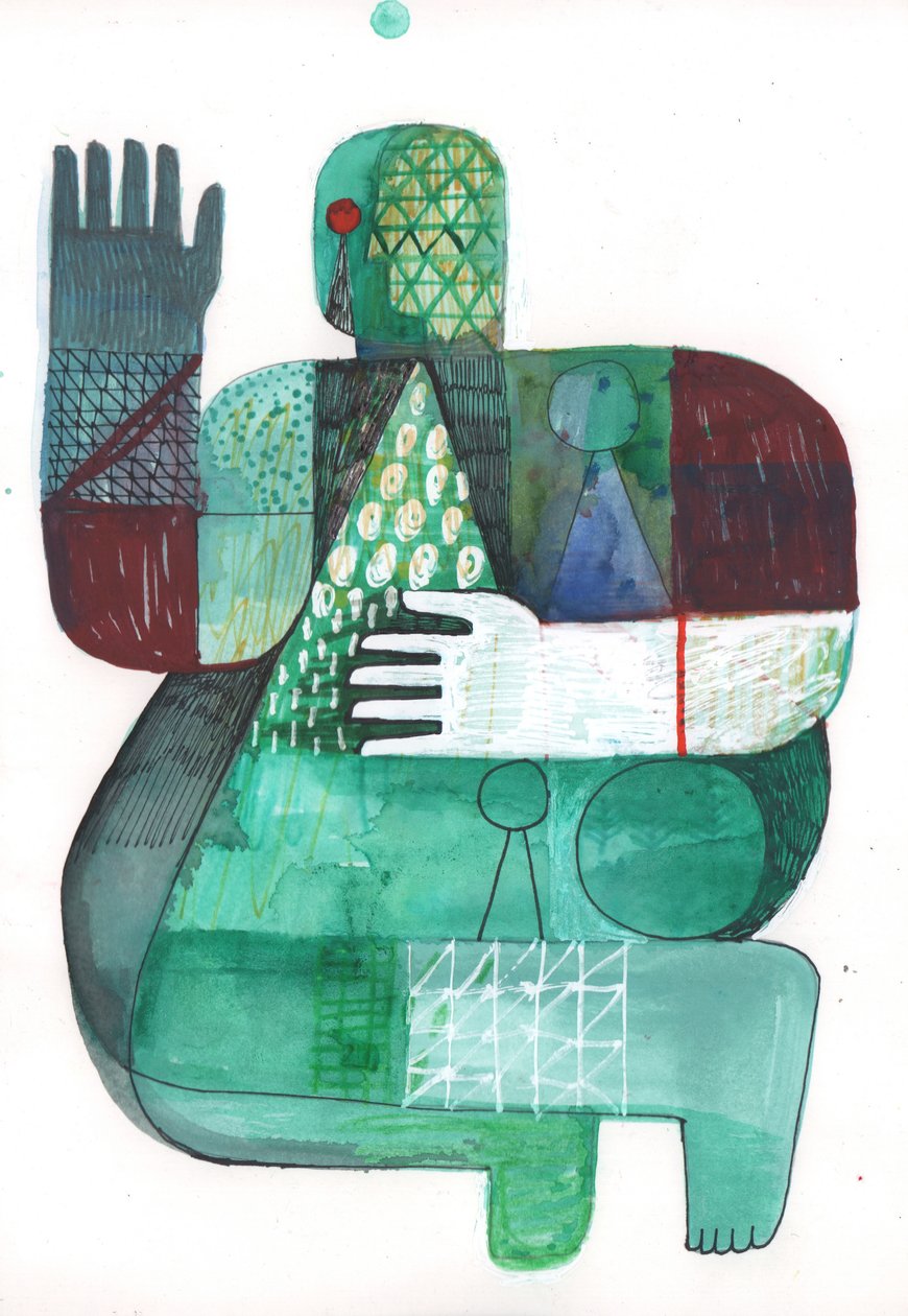 Körper von Land und Wasser 1, 2023 von David Shillinglaw