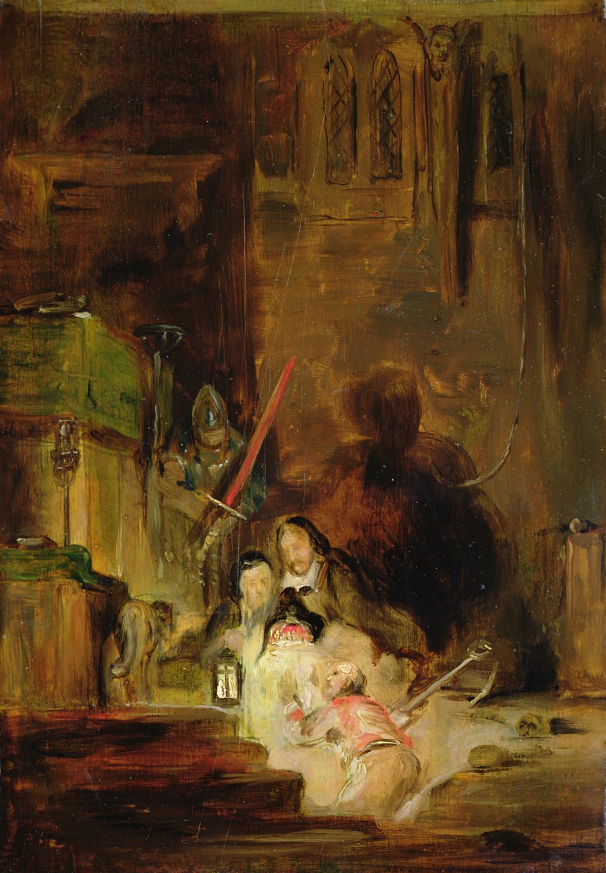 Begräbnis der Regalien von Schottland von David Wilkie