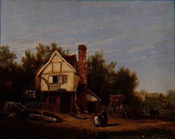 Landschaft mit Hütten von David Wilkie
