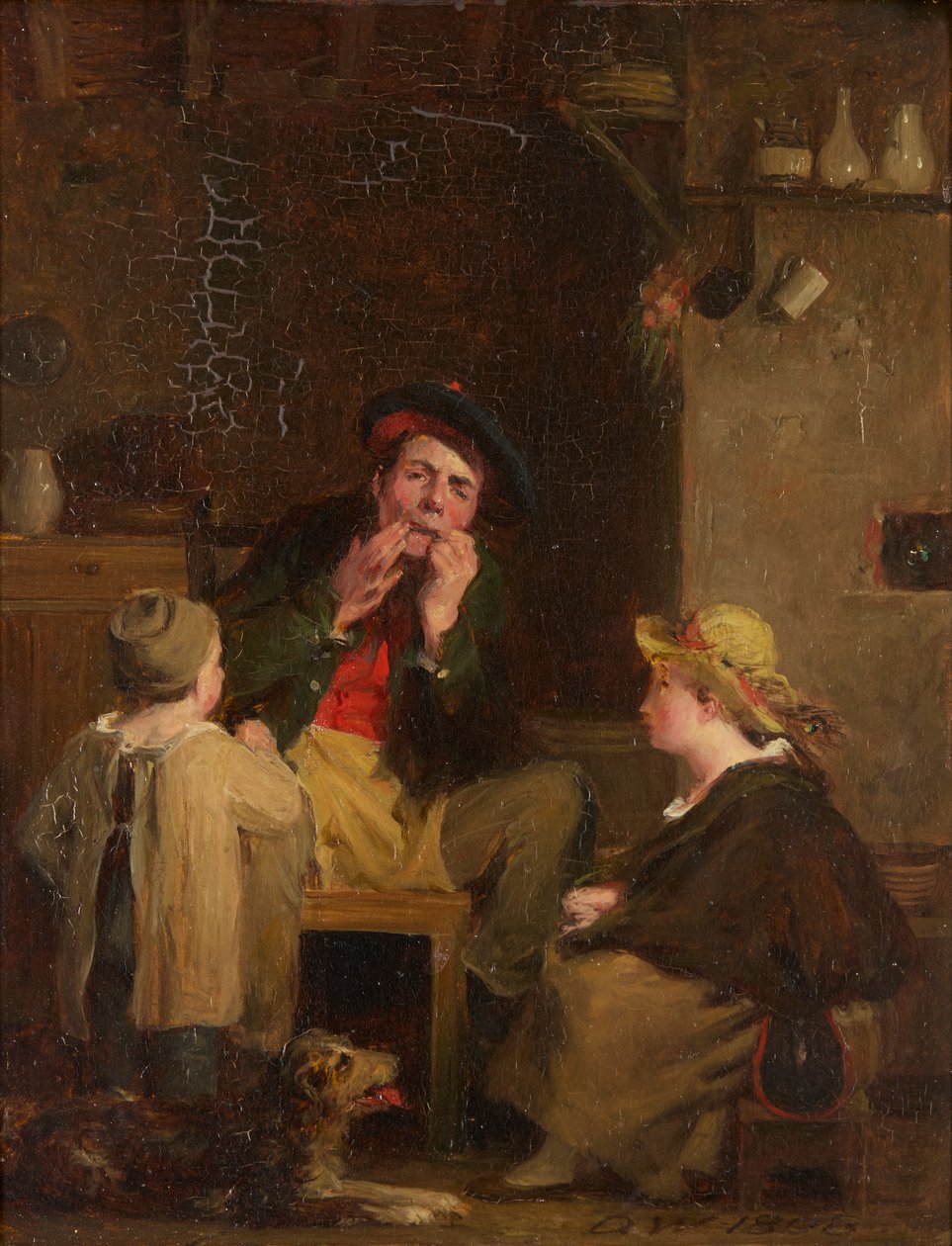 Studie für die Maultrommel von David Wilkie