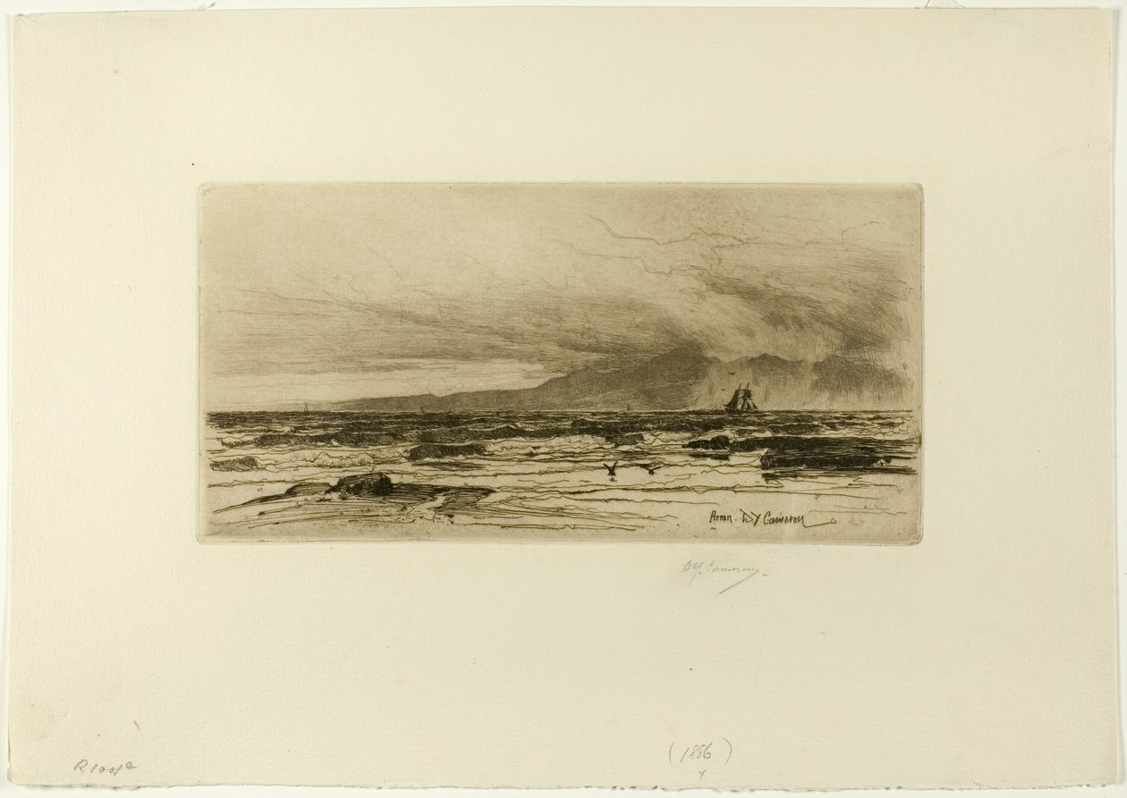 Arran, Platte vierzehn aus dem Clyde-Set von David Young Cameron