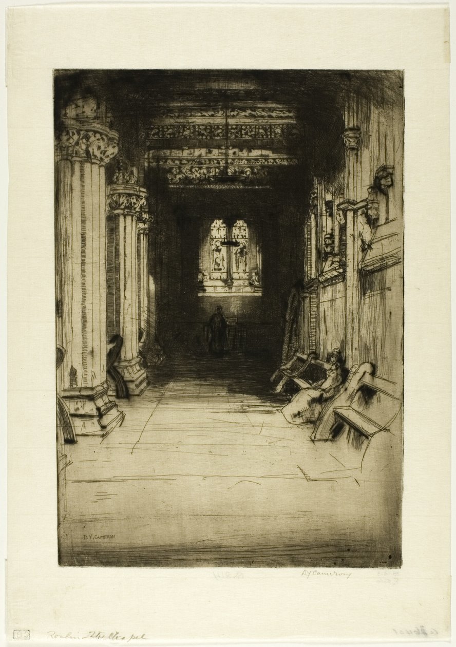 Rosslyn-Kapelle von David Young Cameron